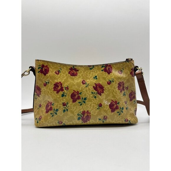 PATRICIA NASH Betta floral leather shoulder crossbody bag -Western Lace (Defect) - Picture 2 of 12